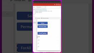 Using ForAll with As in Power Apps powerapps canvasapps powerplatform [upl. by Aggappera768]