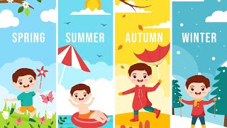 Spring Summer Autumn Winter Songs  Kids Songs  Nursery Rhymes amp Baby Songs [upl. by Ash]