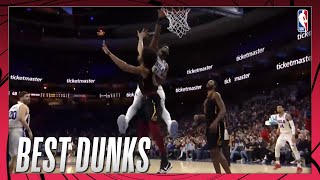 Joel Embiid Top Dunks of the 202122 NBA Season 👀 [upl. by Ettennek615]