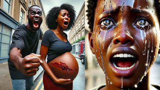 ELLE JETÉ Alors quelle était enceinte DANS la rue PAR SON MARI africantales tales folktales [upl. by Monjo]