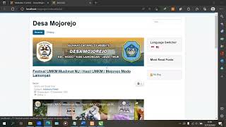 Cara mengganti Banner di Joomla [upl. by Anwahsak]