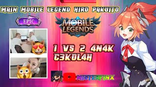 1 VS 2 HIRO PAKUITO  GAMEPLAY MLBB [upl. by Jeana403]