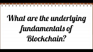 Ep003  Fundamentals of Blockchain [upl. by Aehtrod382]