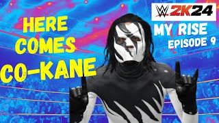 I PLAYED MY RISE AS CO KANE WWE 2K24 [upl. by Eiclehc]