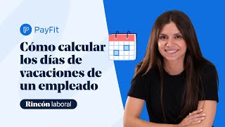 Cómo calcular los días de vacaciones de un empleado  Rincón laboral ⚖️ [upl. by Davey]