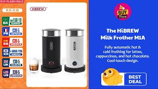 The HiBREW Milk Frother M1A [upl. by Nya]