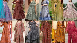 Trending long frock design2024👗lawn frock ideassummer outfitsviralvideo [upl. by Eelibuj]