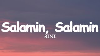 BINI  Salamin Salamin Lyrics [upl. by Adnomal626]