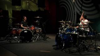 Cobus  Angels amp Airwaves  Heaven Drum Duet Cover with Atom Willard [upl. by Renruojos]