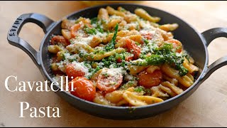 Cavatelli Pasta Marinated Tomatoes amp Broccolini [upl. by Noroj]