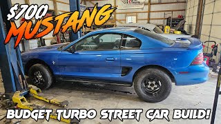 700 1995 Mustang Goes From Slow V6 To SCREAMING Turbo LS New Budget Build [upl. by Anikal]