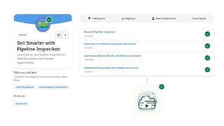 Sell Smarter with Pipeline Inspection  Salesforce Trailhead [upl. by Aileon]