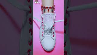 How to tie shoe laces Creative ways to tie shoelaces Shoes lace styles E20241 shoelaces shorts [upl. by Richmal]