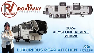 LUXURY REAR KITCHEN New 2024 Keystone RV Alpine 3910RK [upl. by Blase565]