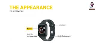 T70 How to Use Smart Bracelet User Manual and App Installation [upl. by Bergeron843]