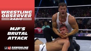 MJF brutalizes Daniel Garcia  AEW Dynamite  Wrestling Observer Radio [upl. by Hallsy]