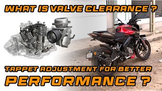 Understanding Valve Clearance  Check and Adjust Tappet in NS 200  ns200 dominar400 rs200 [upl. by Onurb]