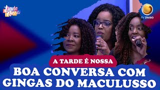 Gingas do Maculusso falam do seu show 40 anos de carreira A tarde é nossa TV ZIMBO [upl. by Ulrica]