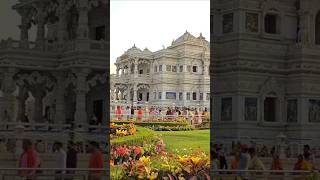 Prem mandir New video with inside glimpse premmandir vrindavan [upl. by Hpesoy905]