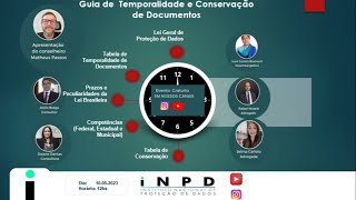 Lançamento do Guia de Temporalidade e Conservação de Documentos do INPD [upl. by Norvol814]