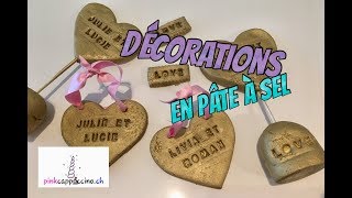 ◊ Pâte à sel ◊ Recette amp décoration [upl. by Neumeyer]