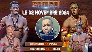 🛑Direct  Arène Nationale  Combats Souley Gaïndé vs Imposé  Thiatou Fass vs Bouba [upl. by Alleb]