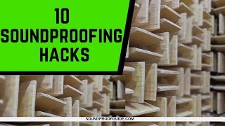 10 Cheap Soundproofing Hacks You Should Do [upl. by Pacian]