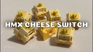 IS THIS THE CREAMIEST KEYBOARD SWITCH EVER  HMX Cheese switch review [upl. by Jonie]