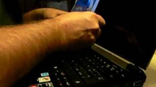 Remove Keyboard Packard Bell DOT M part1 [upl. by Annaiv]