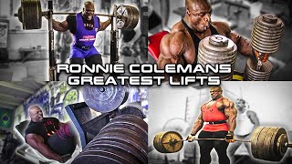 Ronnie Coleman Greatest Lifts EVER  Compilation  Ronnie Coleman [upl. by Nichole]