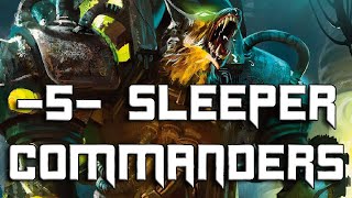 5 More Sleeper Commanders [upl. by Suckow422]