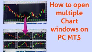 How to open multiple Charts on MT5 using your PC [upl. by Ydnys]