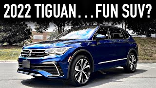 2022 VW Tiguan SEL R Line Review Underrated Daily [upl. by Paulo715]