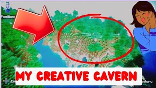 My Minecraft creative CAVERN [upl. by Marylou]