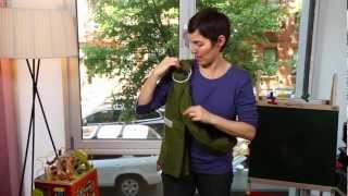 How to Wear a Ring Sling Carrier [upl. by Lucy409]