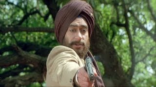 Assassination of British Official Saunder  The Legend Of Bhagat Singh Scene  Ajay Devgan [upl. by Eob]