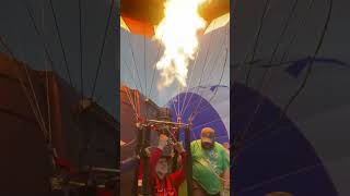 Balloon pilot Keith Sproul ignites Limelight at 2024 LewistonAuburn Balloon Festival [upl. by Lahcym575]