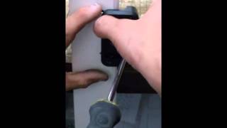 Sliding screen door handle Replacement [upl. by Navinod]