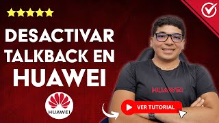 Cómo DESACTIVAR GOOGLE TALKBACK en Huawei Honor  🗣️​ Desactiva este Asistente 🗣️​ [upl. by Alemahs]