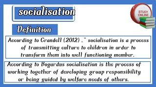 socialisation types of socialisation agencies of socialisation features of socialisation [upl. by Jollenta175]