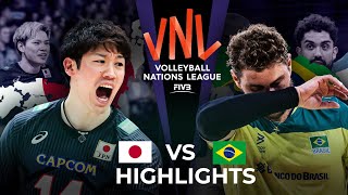 HISTORICAL MATCH  JAPAN vs BRAZIL  Mens VNL 2023 [upl. by Anne-Corinne857]