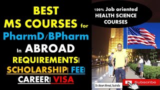 Best Master Courses for PharmDBPharm in Abroad  Scholarship  Requirements  Job  Visa [upl. by Old588]