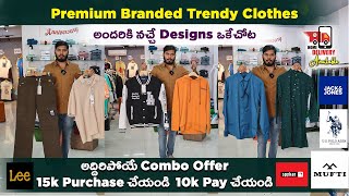 100 Original  Premium Branded Trendy Clothes  Heavy Discount Prices in Hyderabad  Telugu [upl. by Htessil]