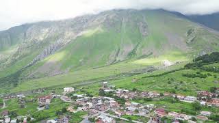 Kazbegi Stepantsminda Georgia in 4K [upl. by Sussi717]