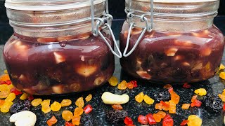 Soaking Dry Fruits For Christmas CakeSoaking Without Alcohol [upl. by Sauveur]