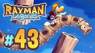 All Aboard the Fail Train Back to Origins  Rayman Legends 43 4 Player [upl. by Aynodal]