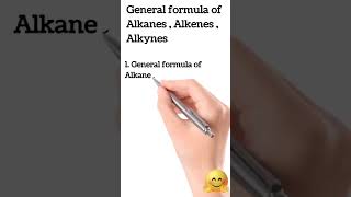 General formula of Alkanes Alkenes and alkynes [upl. by Enohpets]