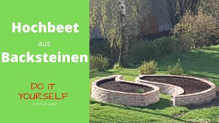 Hochbeet aus Backsteinen  DIY  Like it  Share it [upl. by Napoleon731]