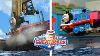 quotThomas Meets Ashimaquot Comparison I Thomas amp Friends The Great Race [upl. by Ayouqat]