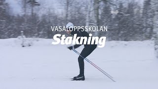 Vasaloppsskolan – Stakning Träna på snö del 2 av 4 [upl. by Sissie]